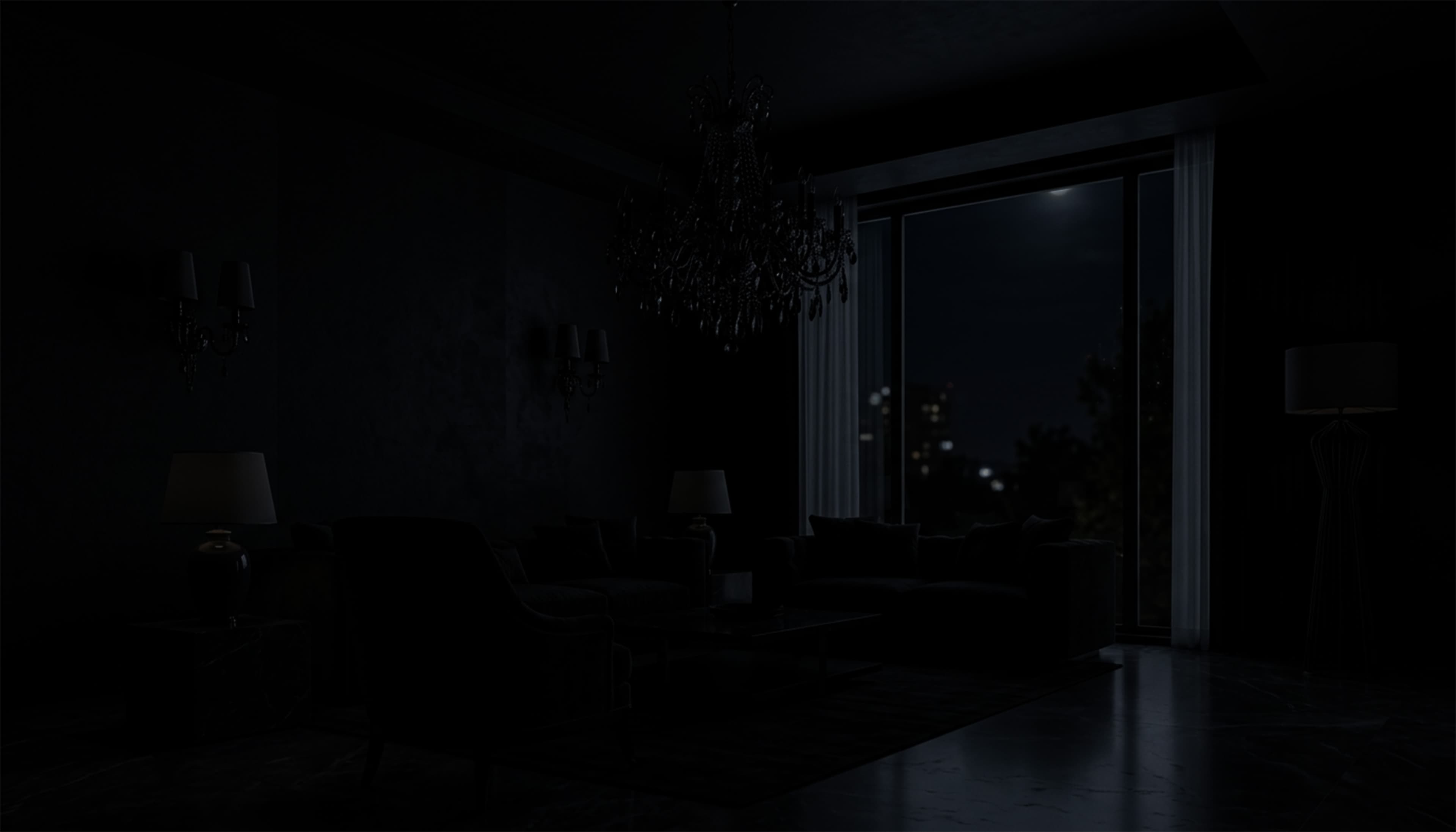 Room in darkness